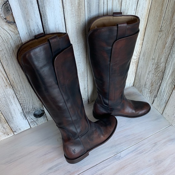 Frye Paige brown Tall Riding Boot - Picture 3 of 7